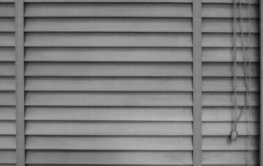 Wooden Blinds Background. Horizontal view. home decoration conce