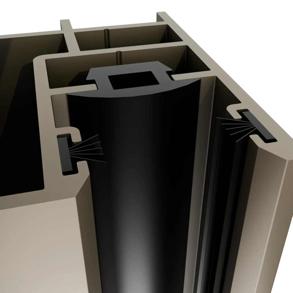 Uszczelka w profilu pionowym