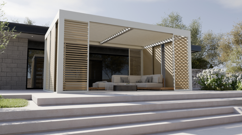 Render WIN PANELS z oliwkowym matem, marzec 2026